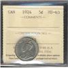 Image 1 : 1924 5¢ ICCS MS63.