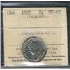 Image 1 : 1935 5¢ ICCS MS62.