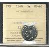 Image 1 : 1948 5¢ ICCS MS65.