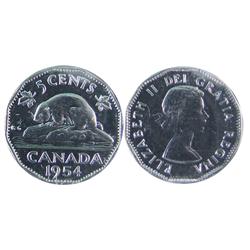 1954 5¢ ICCS MS66, scarce this nice.