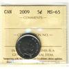 Image 1 : 2009 Logo 5¢ ICCS MS65