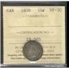 Image 1 : 1858 10¢ ICCS VF30.