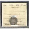 Image 1 : 1871 10¢ ICCS EF40
