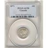 Image 1 : 1871 10¢ PCGS AU50.