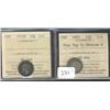 Image 1 : 1872H 10¢ & 1893 FT Obv 6 ICCS G4.  Lot of 2 coins.