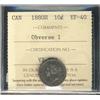 Image 1 : 1880H 10¢ Obv ICCS EF40.