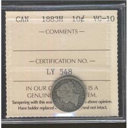 1883H 10¢ ICCS VG10.