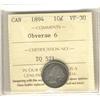 Image 1 : 1894 10¢ Obv 6 ICCS VF30.