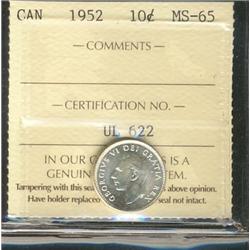 1952 10¢ ICCS MS65.