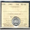 Image 1 : 1961 10¢ ICCS MS66.