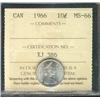 Image 1 : 1966 10¢ ICCS MS66.