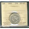 Image 1 : 1900 25¢ ICCS EF45.