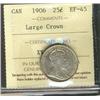Image 1 : 1906 25¢ ICCS EF45, lustrous