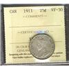 Image 1 : 1911 25¢ ICCS VF30