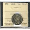Image 1 : 1918 25¢ ICCS MS63.