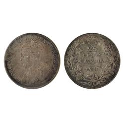 1928 25¢ PCGS MS65. Darker shades and underlying lustre.  Scarce in GEM condition.