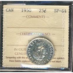 1950 25¢ ICCS SP64