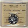Image 1 : 1953 25¢ SF ICCS PL65 Heavy Cameo