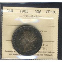 1901 50¢ ICCS VF30.