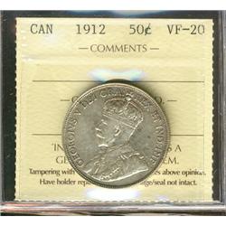 1912 50¢ ICCS VF20