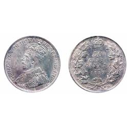 1917 50¢ ICCS MS65.  Intense shades of green.  A nice GEM example.