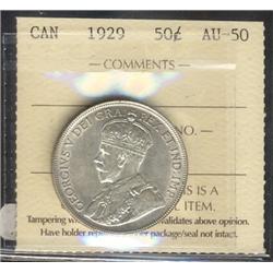 1929 50¢ ICCS AU50.