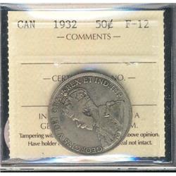 1932 50¢ ICCS F12.