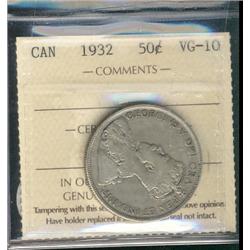 1932 50¢ ICCS VG10.