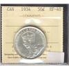 Image 1 : 1934 50¢ ICCS EF40.