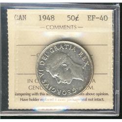1948 50¢ ICCS EF40.