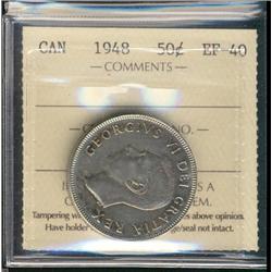 1948 50¢ ICCS EF40.