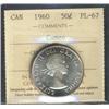 Image 1 : 1960 50¢ ICCS PL67 Cameo.