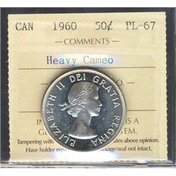 1960 50¢ ICCS PL67 Heavy Cameo.