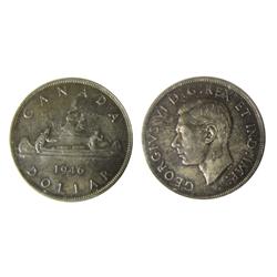 1946 $1 ICCS MS64.  Gem and intense shades of red and green.