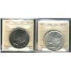 Image 1 : 1949 $1 ICCS MS65.  Lot of 2 coins, one toned and the other blast white.