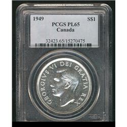 1949 $1 PCGS PL65.