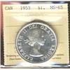 Image 1 : 1953 $1 SF ICCS MS65.