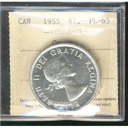 1955 $1 ICCS PL65 Cameo.