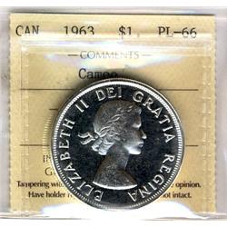 1963 $1 ICCS PL66 Cameo.