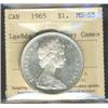 Image 1 : 1965 $1 LgeBds Ptd 5 ICCS MS65 Heavy Cameo.