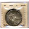 Image 1 : 1966 $1 ICCS MS64 Cameo.