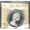 Image 1 : 1967 $1 ICCS SP66 Ultra Heavy Cameo.