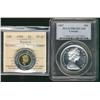 Image 1 : 1967 $1 PCGS PR67DCAM & 1999 $2 Nunavut, Silver ICCS PF67 Ultra Heavy Cameo.