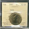 Image 1 : 1987 $1 Loon ICCS MS66.