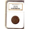 Image 1 : 1881H 1¢ NGC MS63RB.