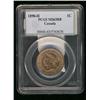 Image 1 : 1890H 1¢ PCGS MS63RB. 70& red and lustrous.