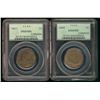 Image 1 : 1909 & 1911 1¢ PCGS MS64RB.  Lot of 2 coins.