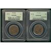 Image 1 : 1918 1¢ PCGS MS65RB.  Lot of 2 coins.