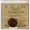 Image 1 : 1947 1¢ Blt7 ICCS MS65RD.