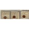 Image 1 : 1947(2) & 1947 ML Ptd ICCS MS65.  Lot of 3 coins.